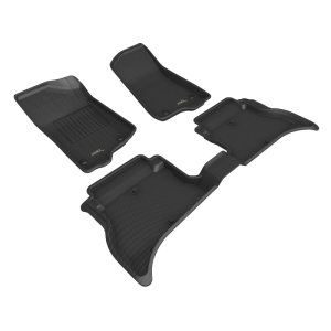 Jeep Wrangler Unlimited Floor Mat Set - 3D MAXpider - KAGU - Black - `21-`24